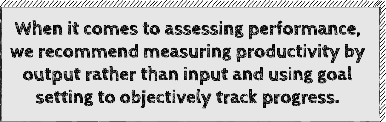 Determine How to Measure Performance and Keep People Accountable